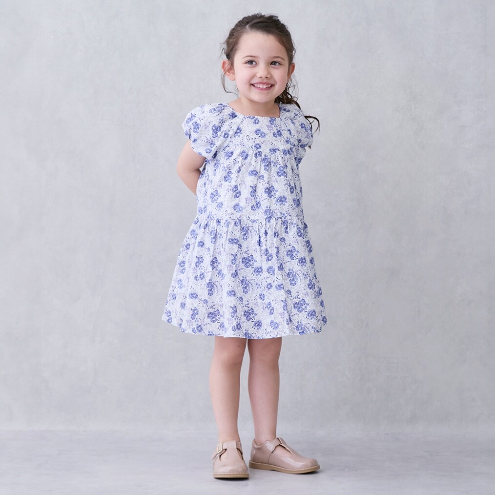 【スマイル/速乾】袖バルーンワンピ