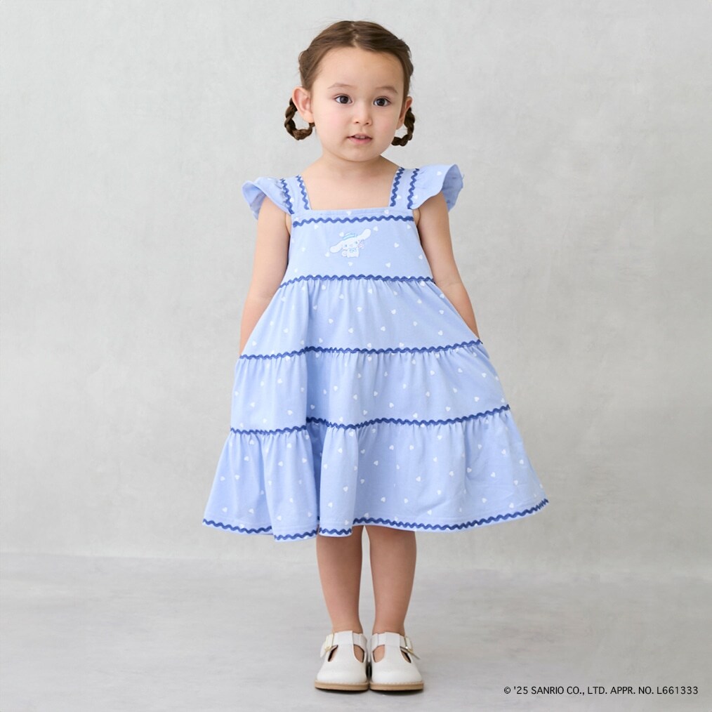 【サンリオキャラクターズ】カットティアードワンピース