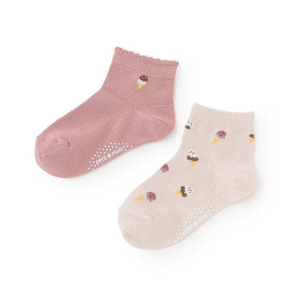 GIRLS接触冷感ソックス2P