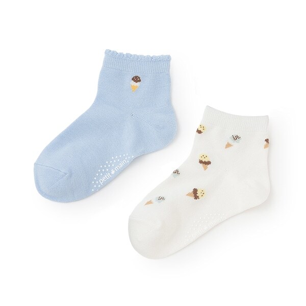 GIRLS接触冷感ソックス2P