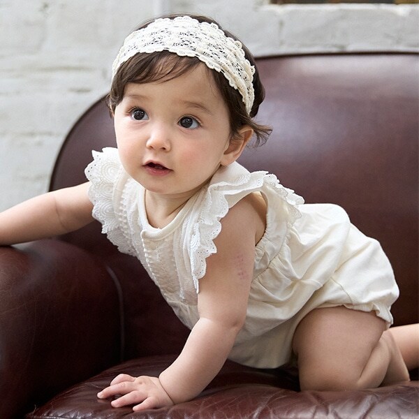 レース切替カバーオール