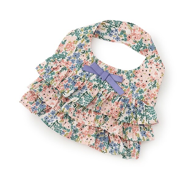 花柄切替ティアードスタイ