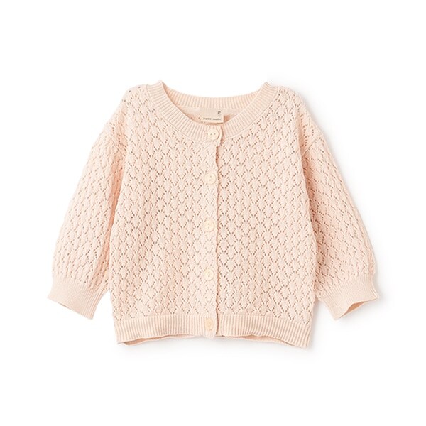 【UV】透かし編みカーディガン