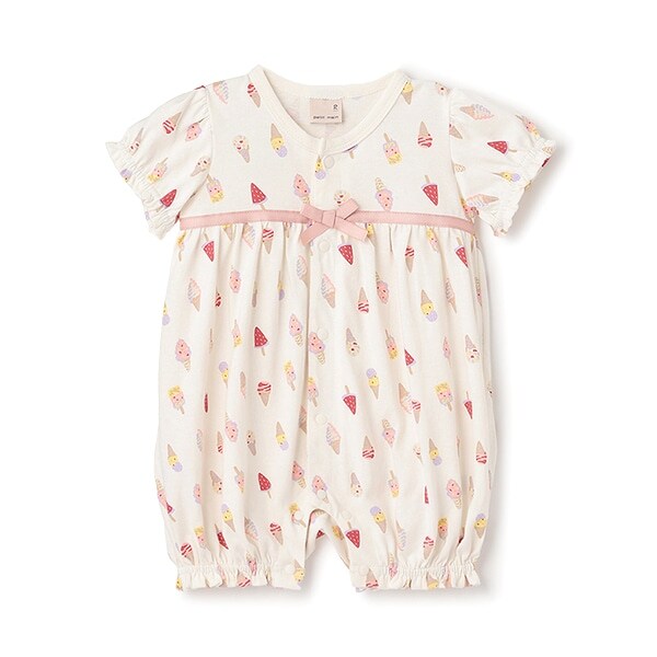 アソート胸切替カバーオール