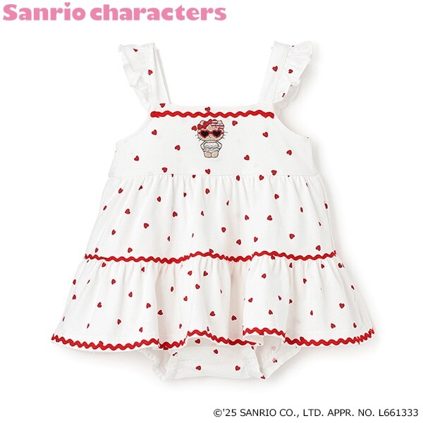 【サンリオキャラクターズ】カットティアードOPロンパース