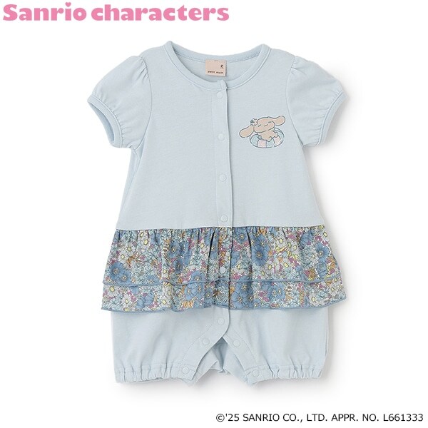 【サンリオキャラクターズ】切替フリルカバーオール