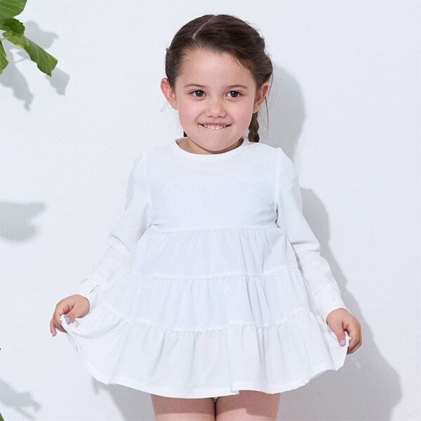 【SWIM】【リンク】ティアードラッシュガード(キッズ)