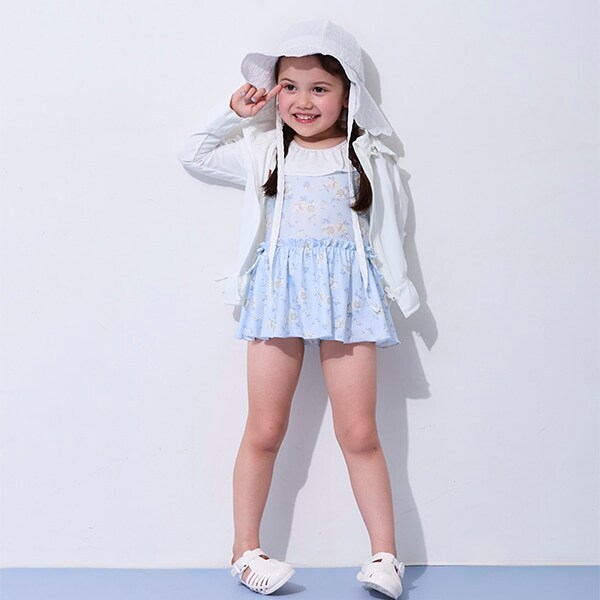 【SWIM】フリルワンピース水着