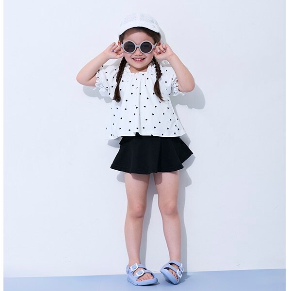 【SWIM】ハートパフスリーブタンキニ