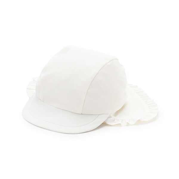 【SWIM】日除けつきフリルスイムキャップ