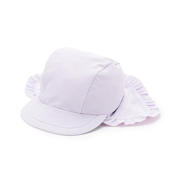 【SWIM】日除けつきフリルスイムキャップ