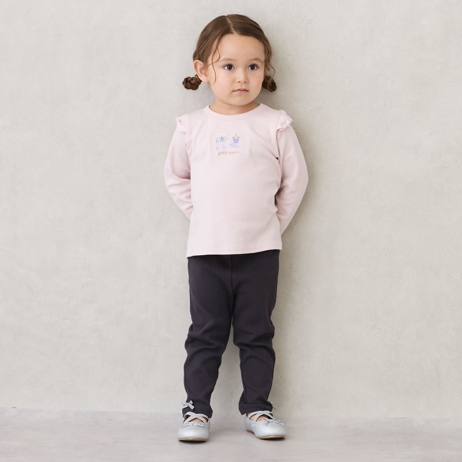 【プティプラ】GIRLS10分丈レギンス