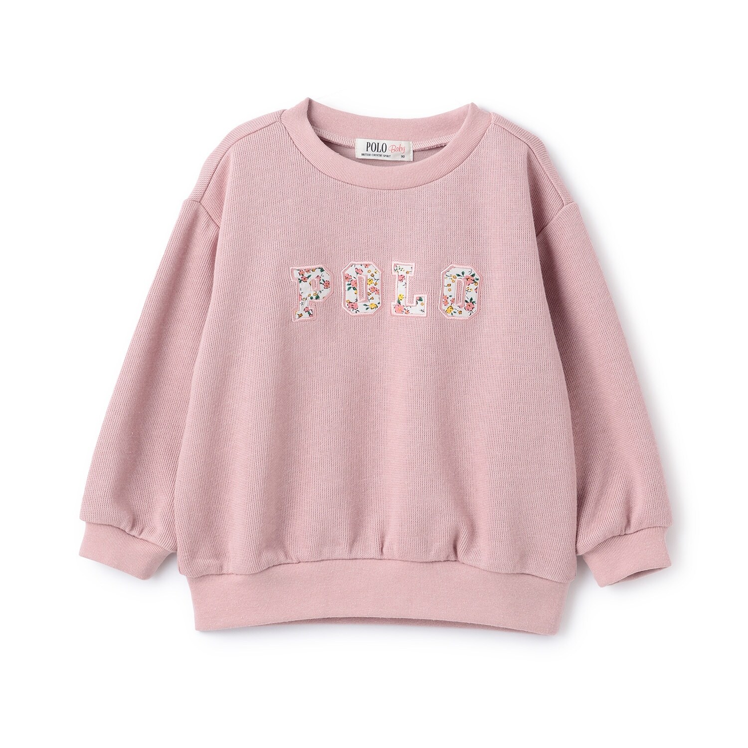 【POLO BCS】ロゴアップリケ長T