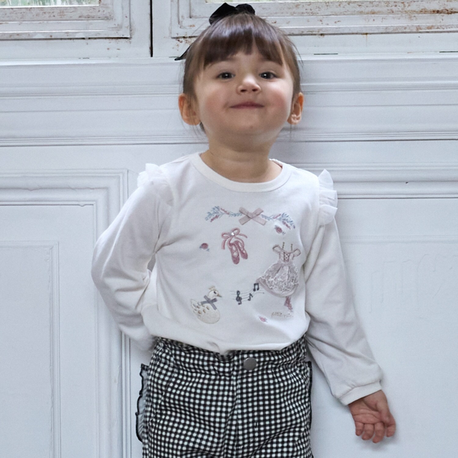 【WEB限定カラー】バレエモチーフ長袖Tシャツ