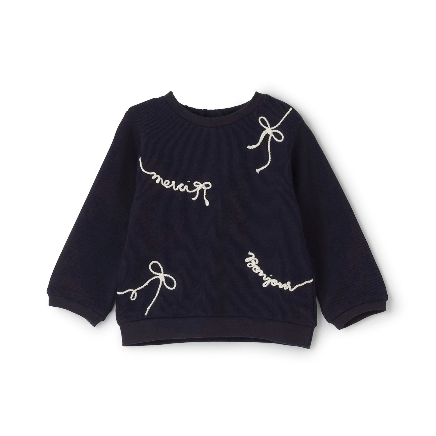 ロゴ刺しゅう長袖Tシャツ