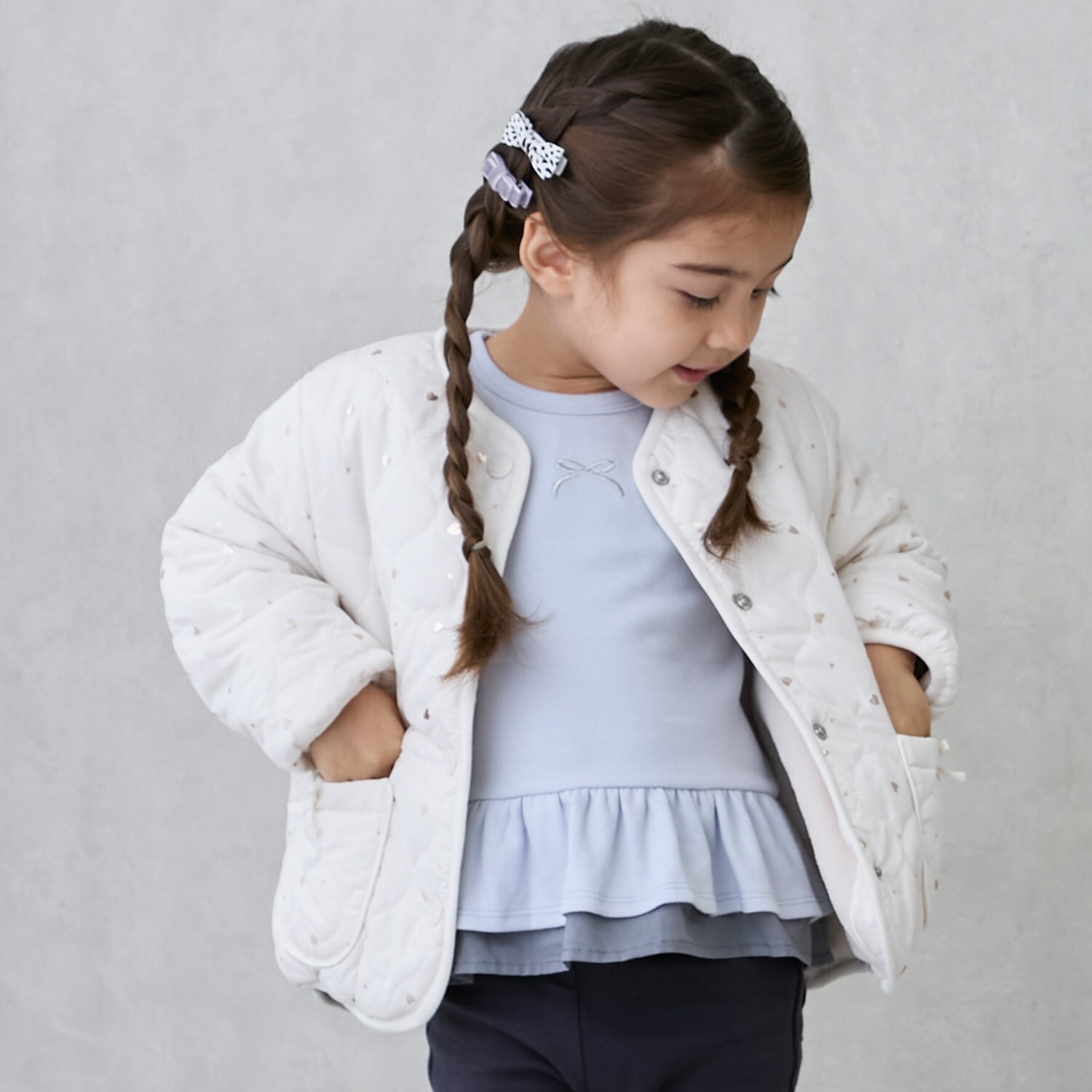 【リンク】箔プリントリバーシブルジャケット