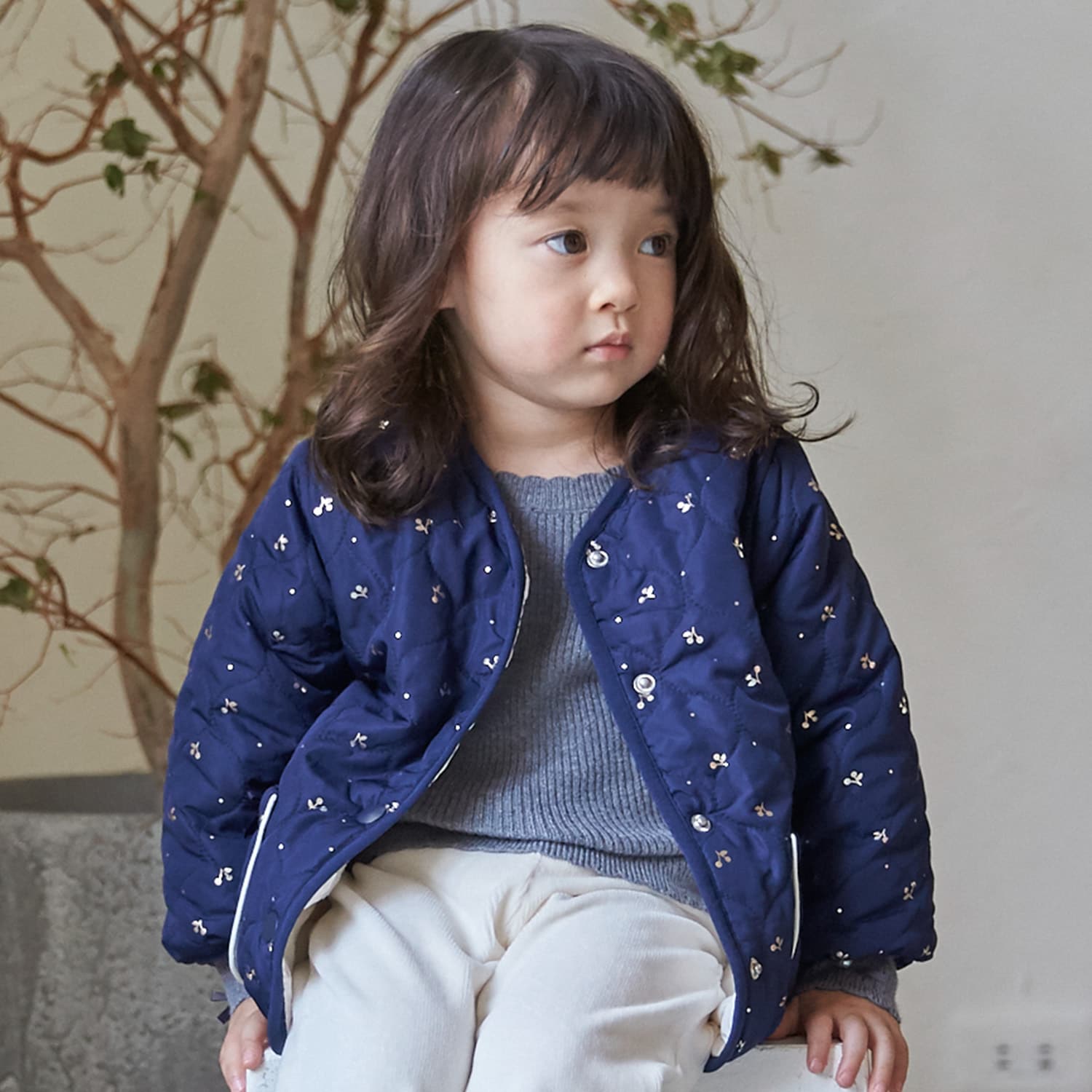 【リンク】箔プリントリバーシブルジャケット