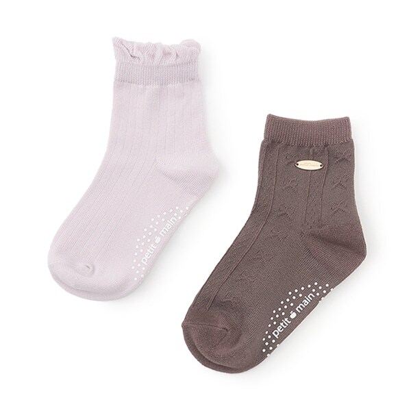 チャームつきソックス2P