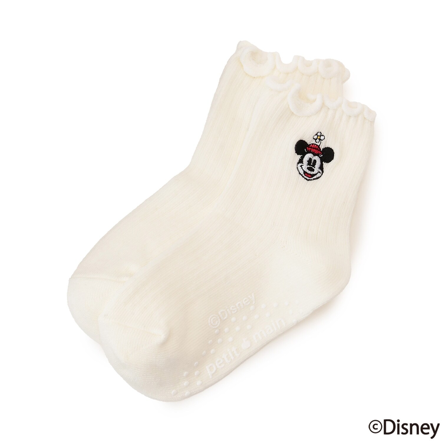 【Disney】ミニー/刺しゅう靴下