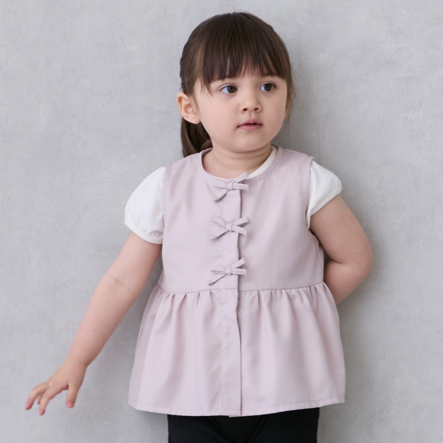 ひんやりクールペプラムトップス