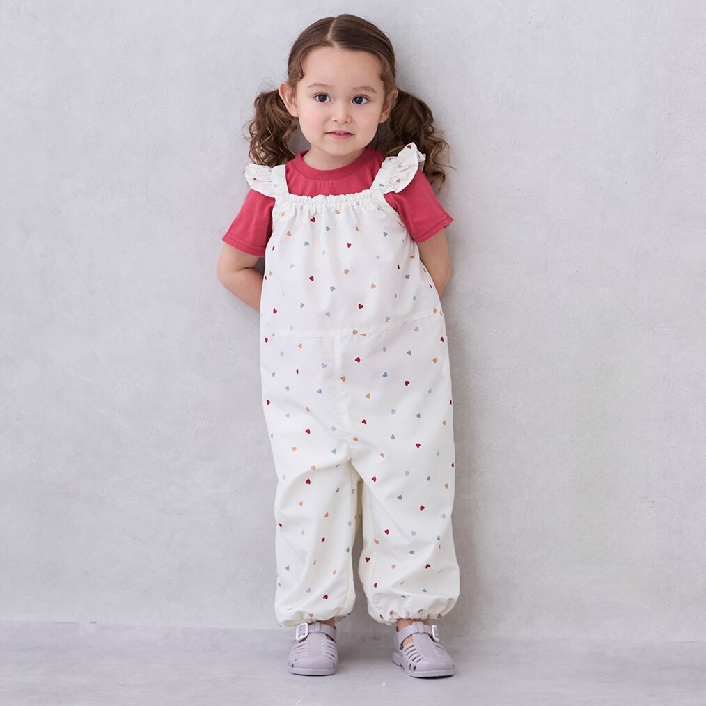 【撥水加工】肩フリルプレイウェア/L