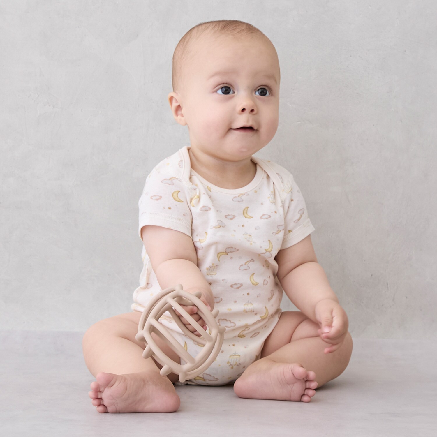 【弱酸性】半袖ボディースーツ