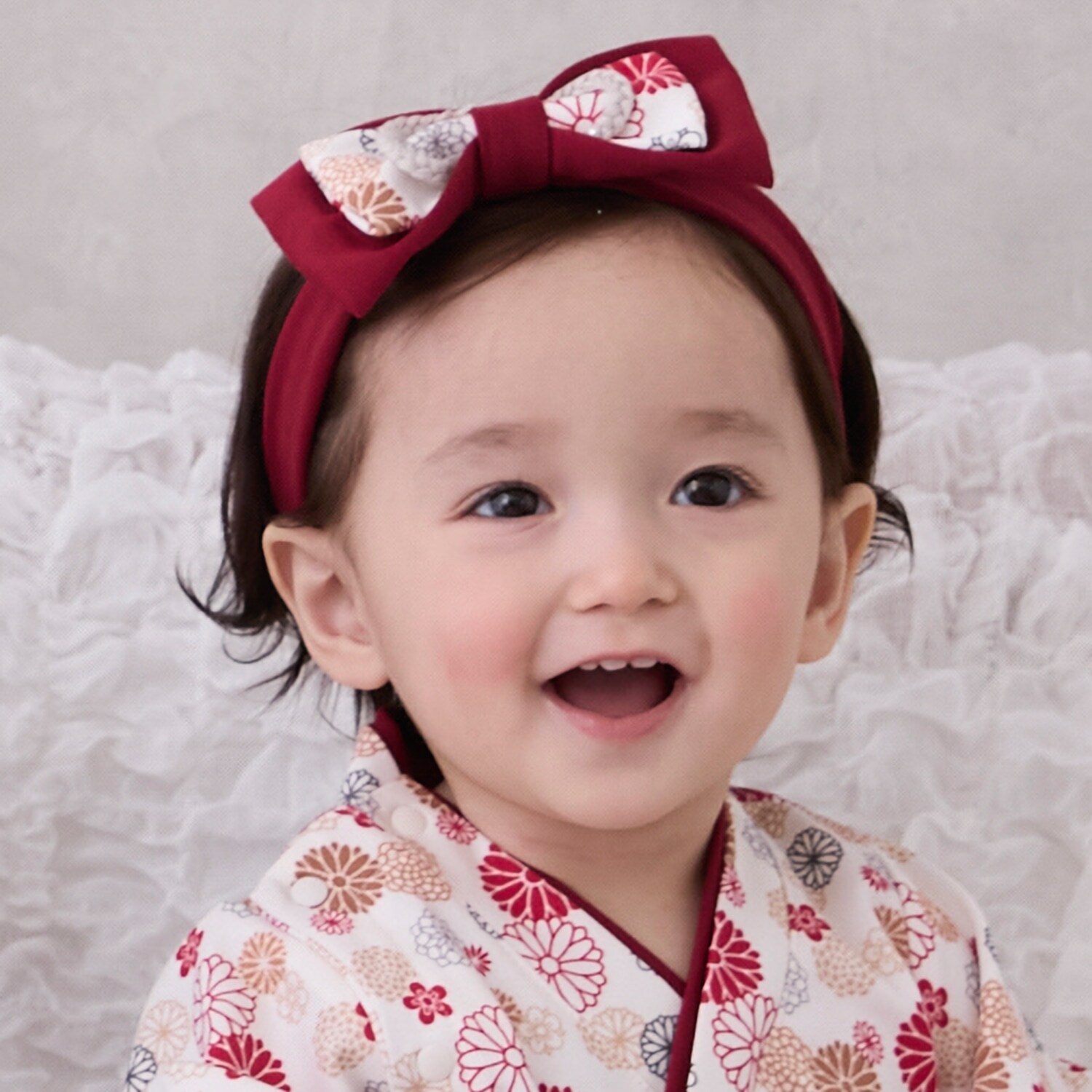 和風リボンヘアバンド