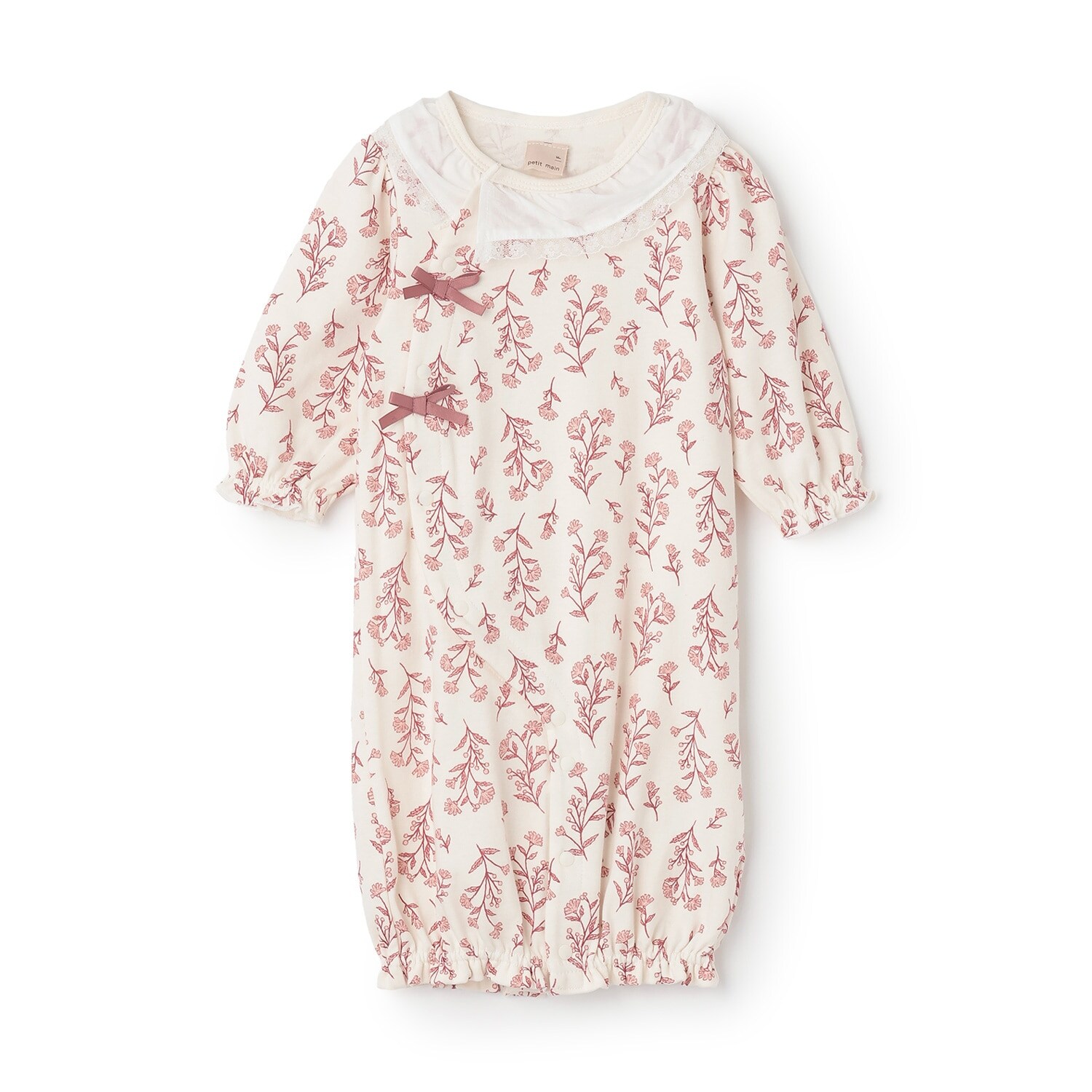 【弱酸性】フリル衿2WAYオール