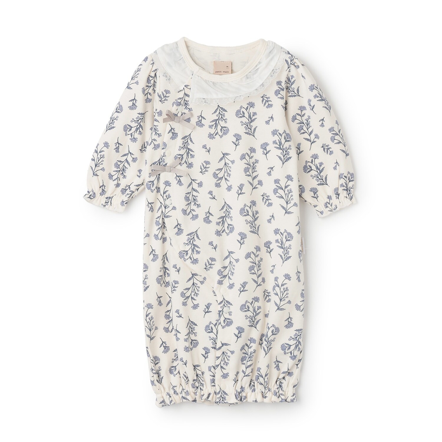 【弱酸性】フリル衿2WAYオール