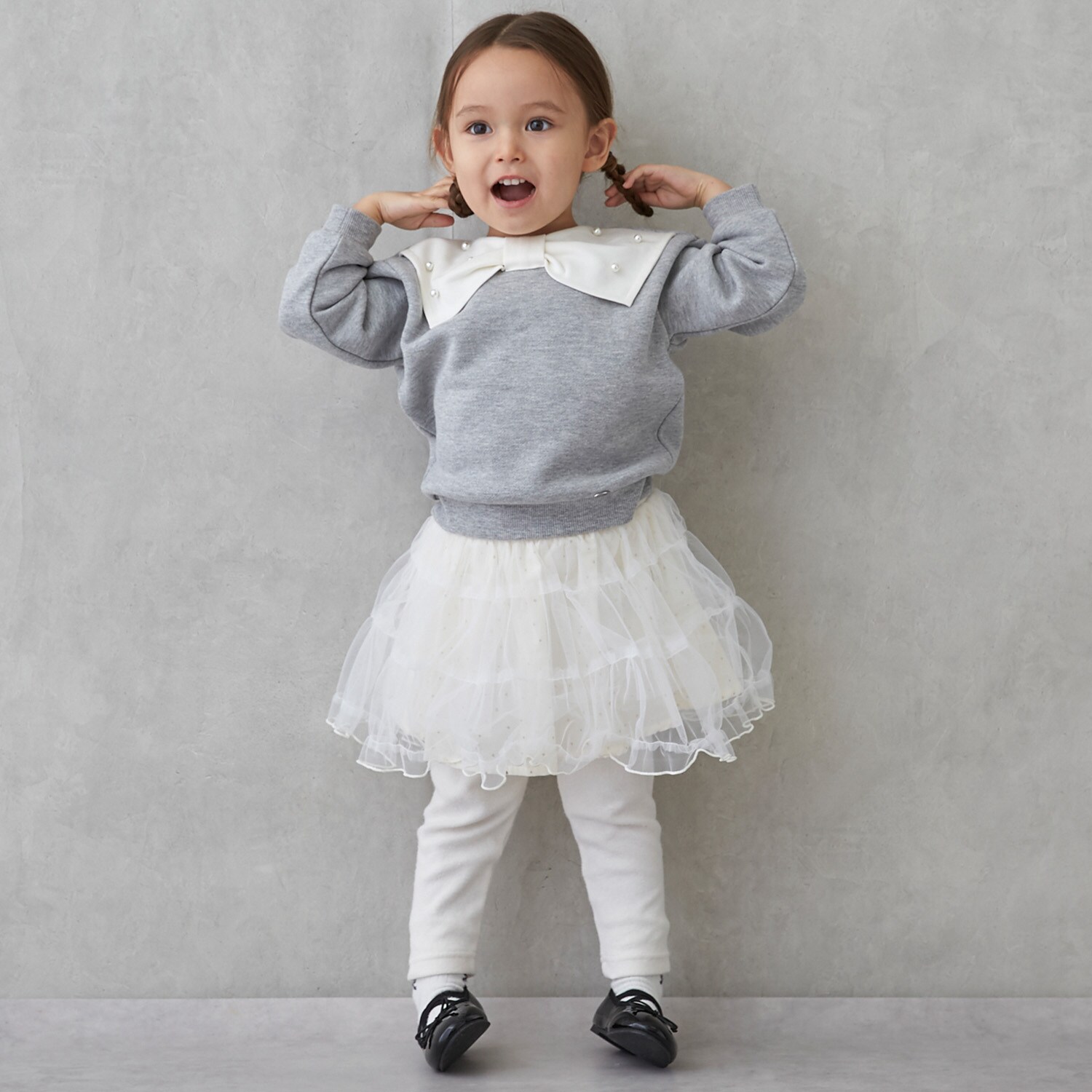 レギンスつきチュールスカート