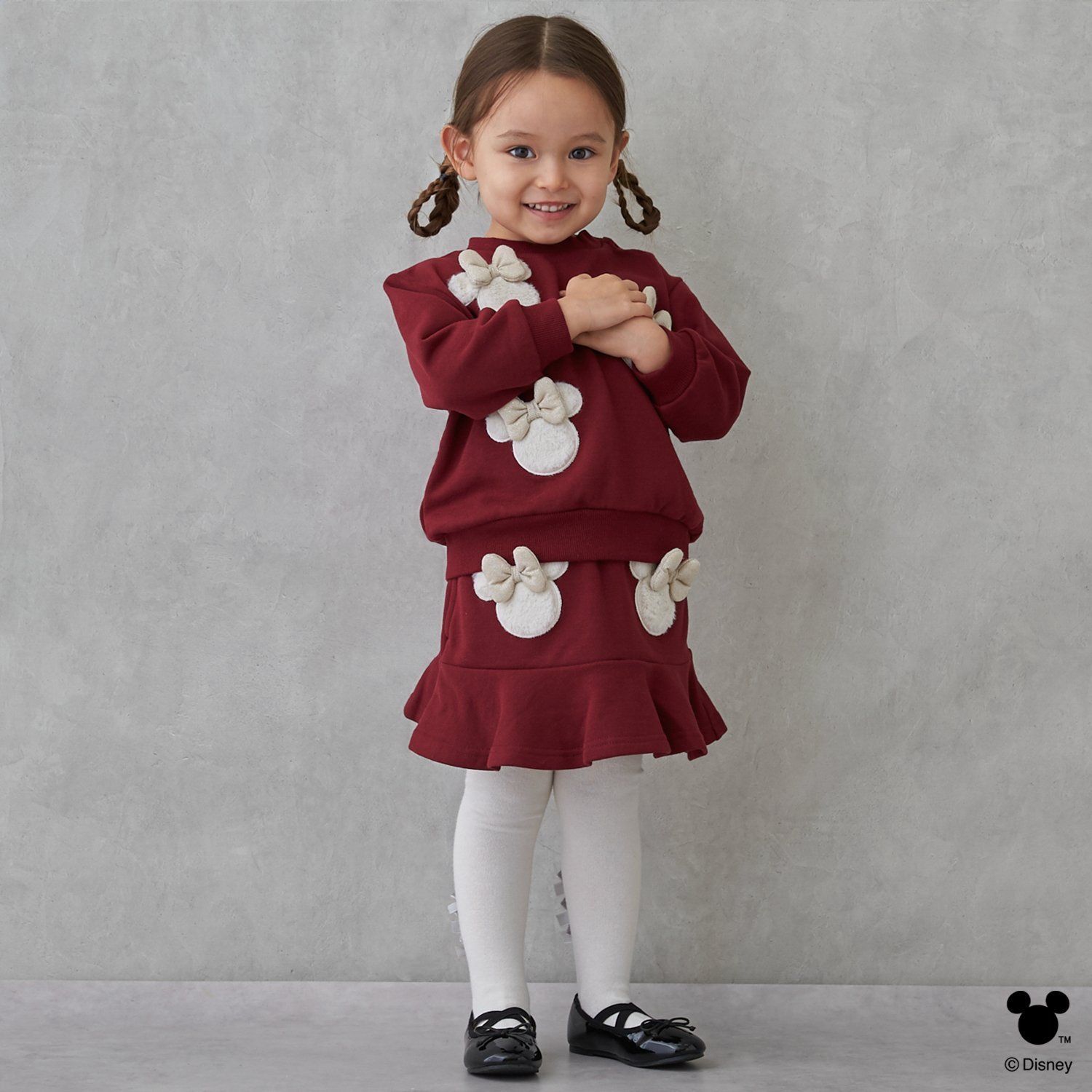 【Disney】アップリケ付きスカート