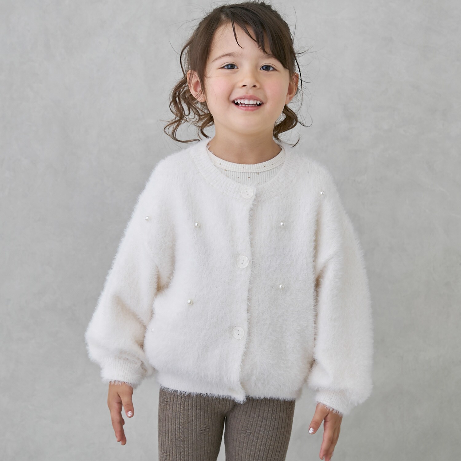 【リンク】シャギーニットカーディガン