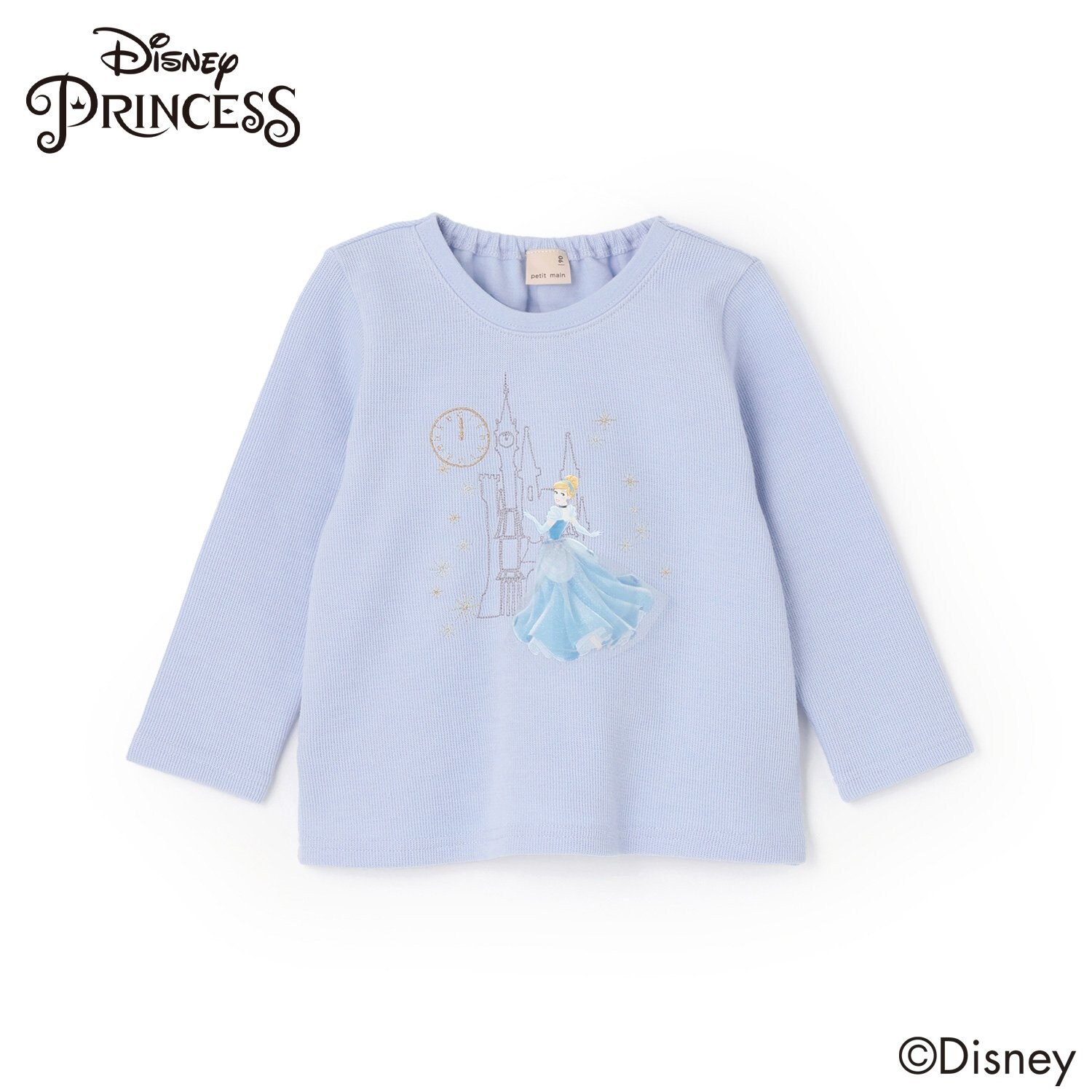 【Disney】刺繍グラフィック長袖T