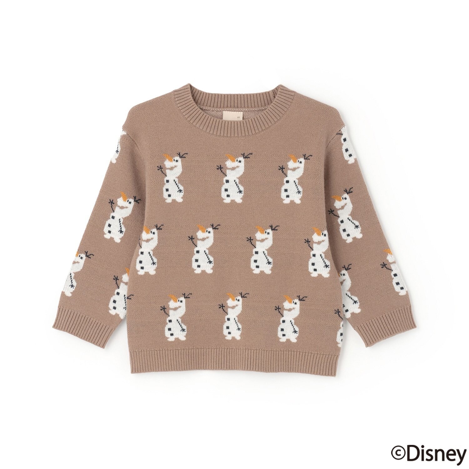 【Disney】オラフ/総柄ニット