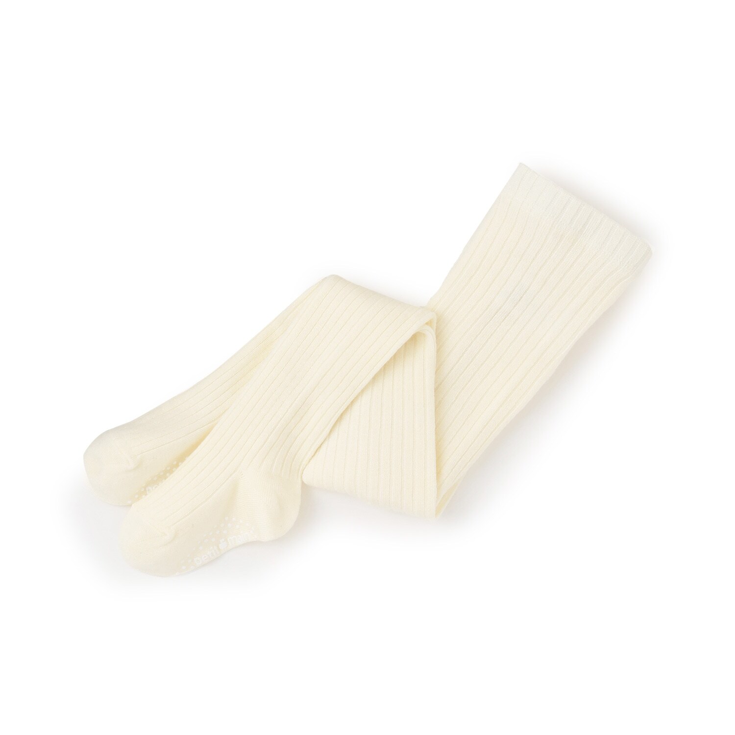 ウール混リブタイツ