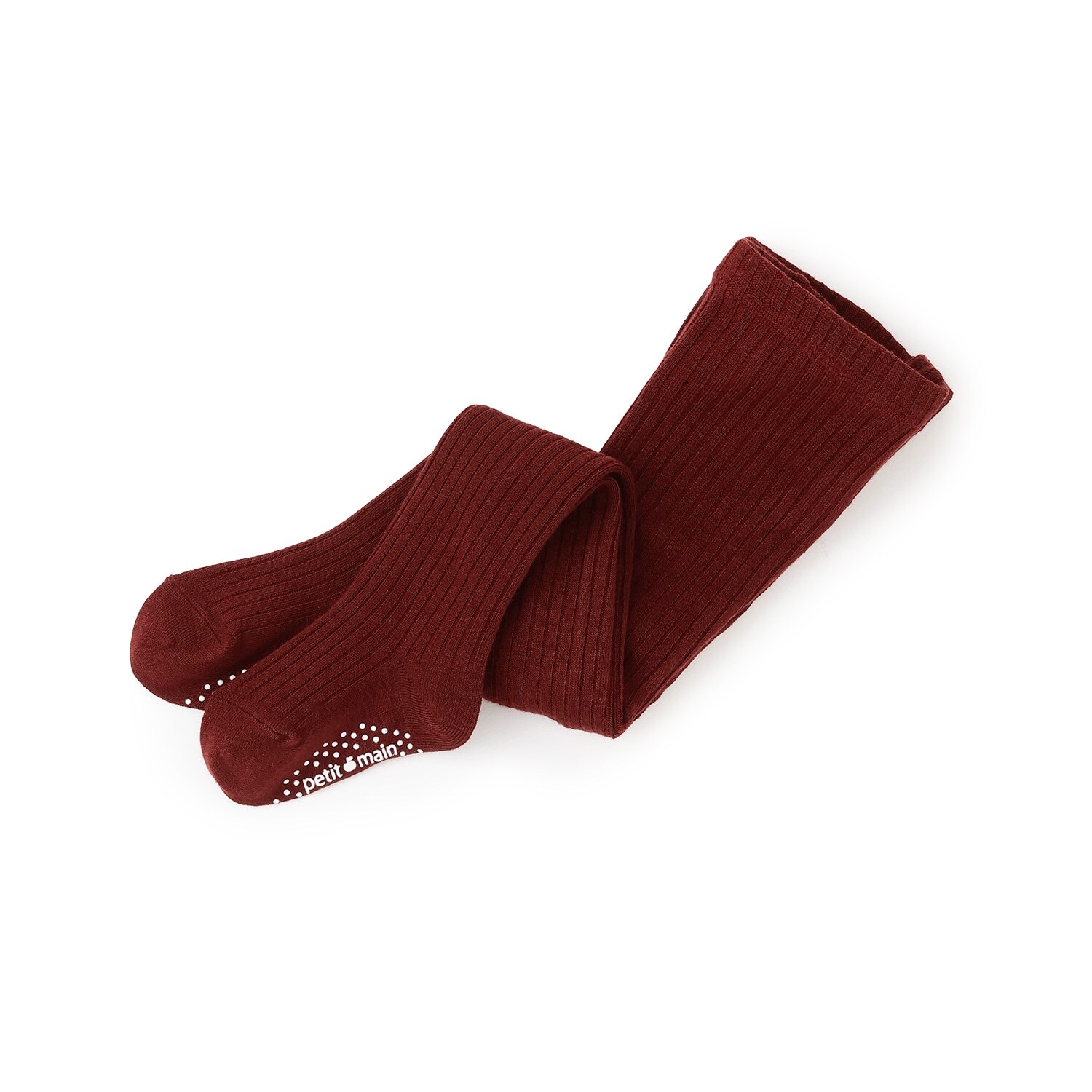 ウール混リブタイツ