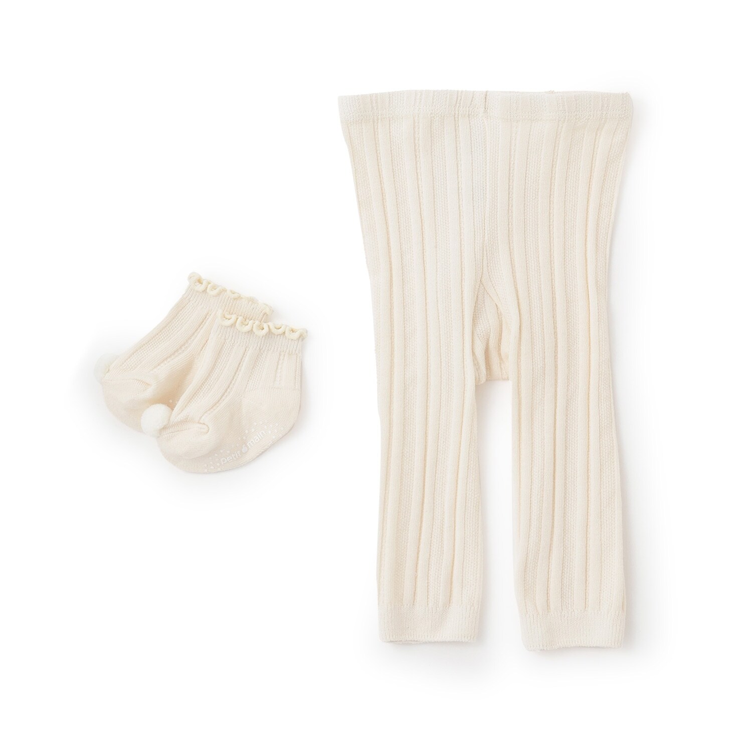 ソックスつきレギンス