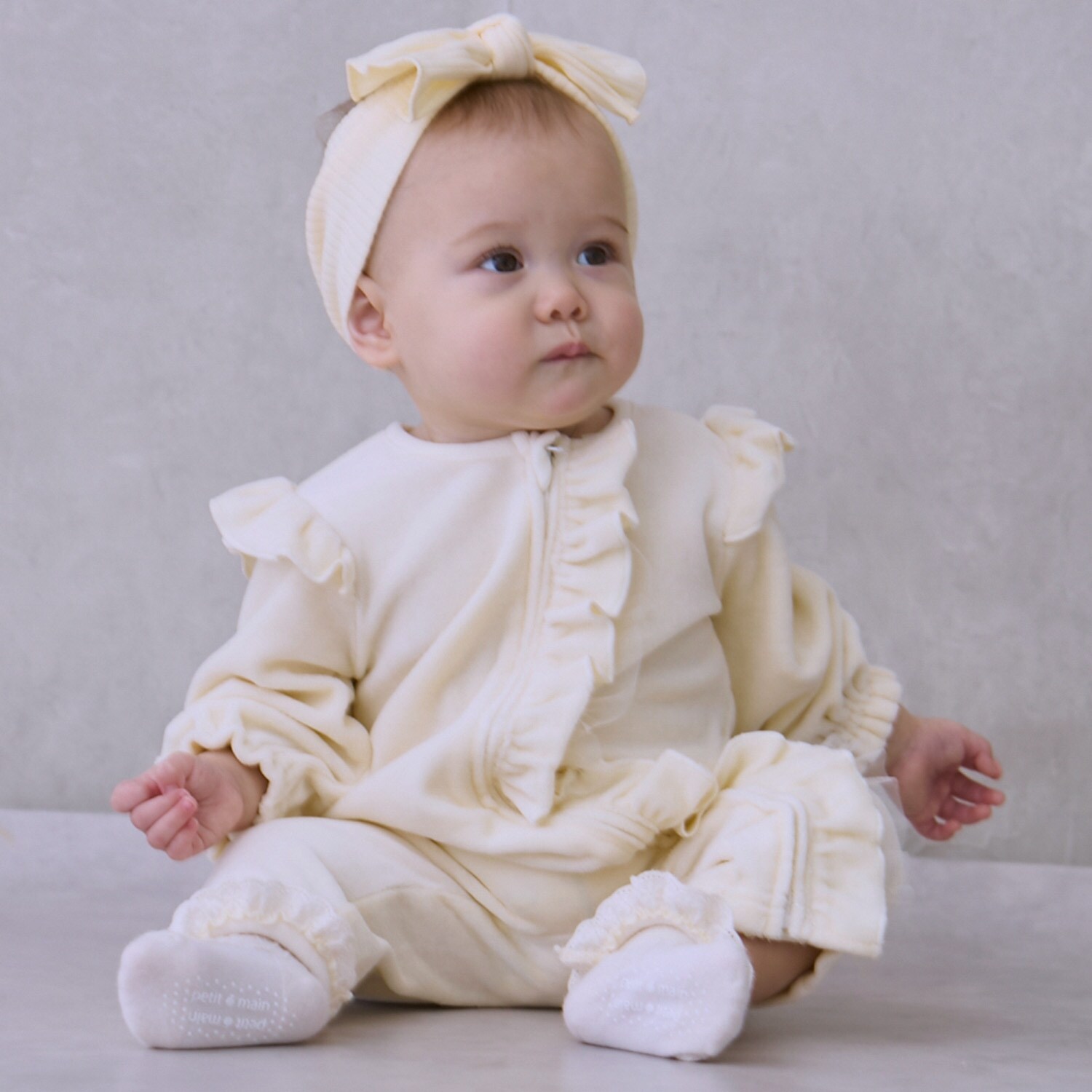 アソート前フリルカバーオール