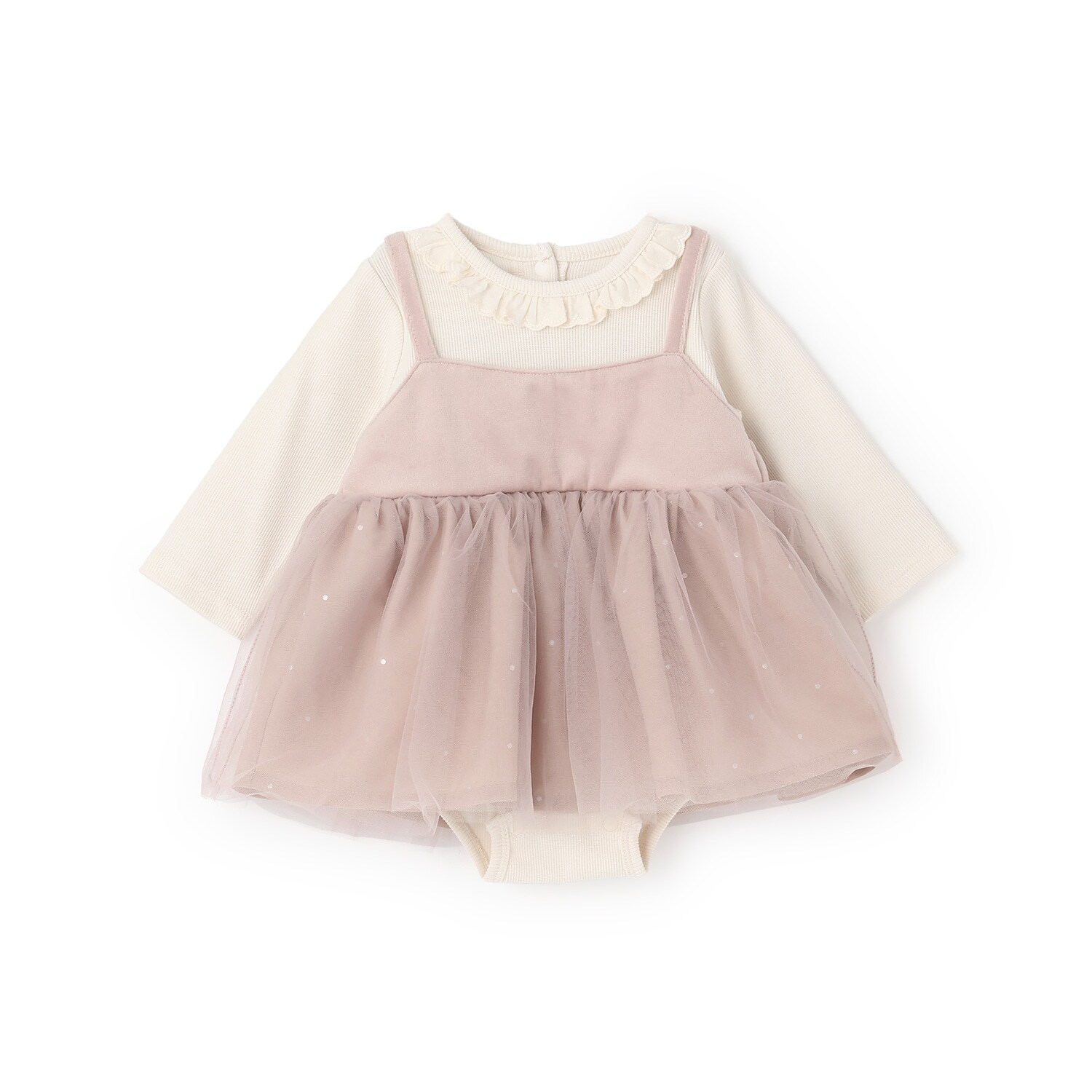 チュールOPロンパース