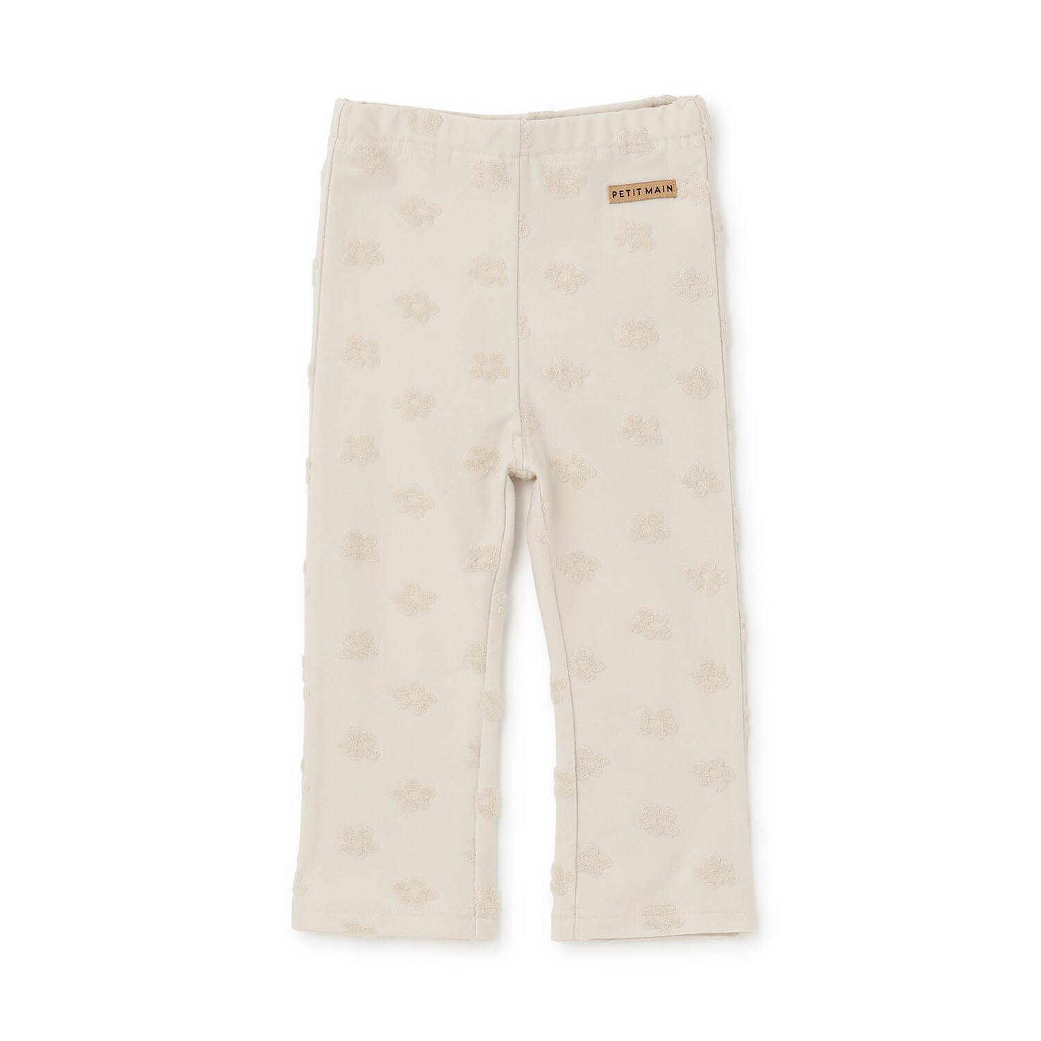 お花ジャカードフレアパンツ