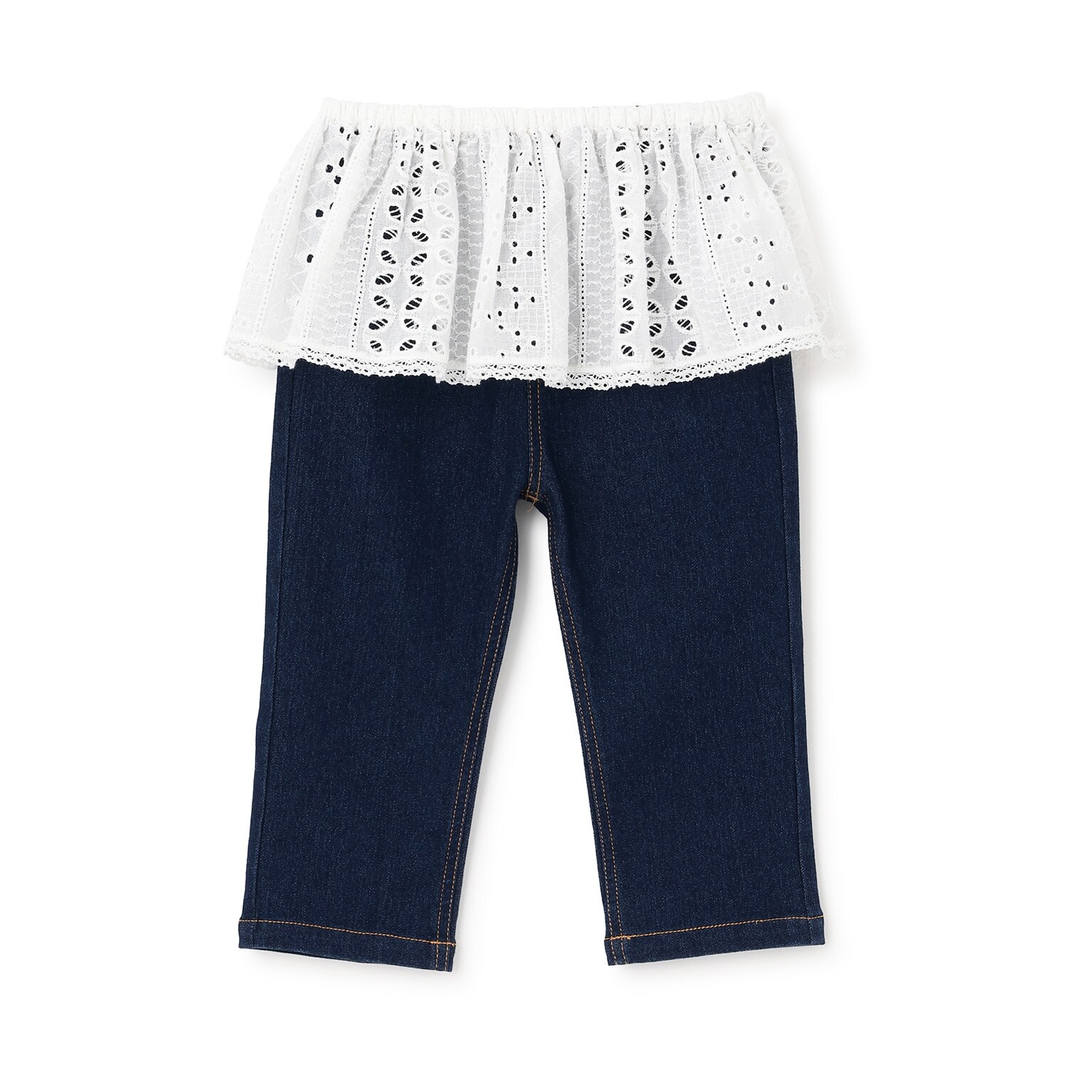 【リンク】レイヤードスカートパンツセット