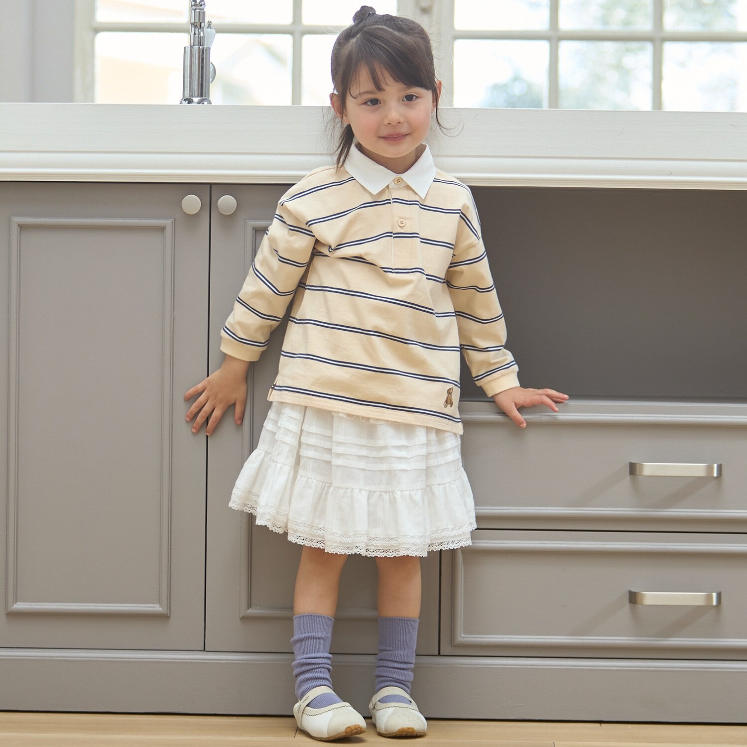 フリルティアードスカート