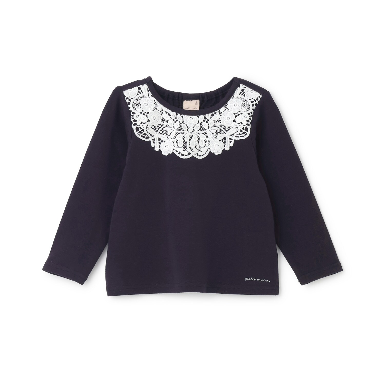 ヨークレース長袖Tシャツ