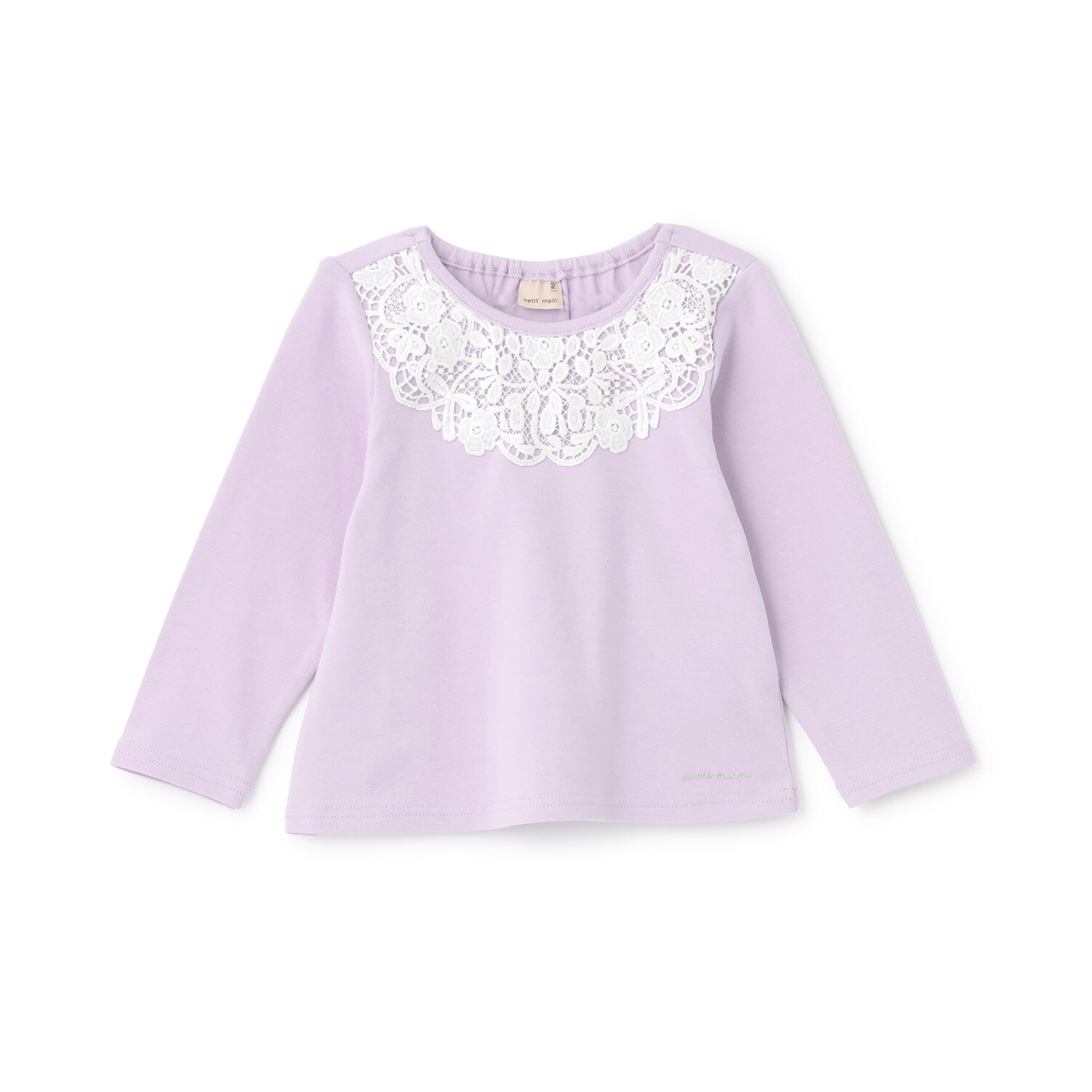 ヨークレース長袖Tシャツ