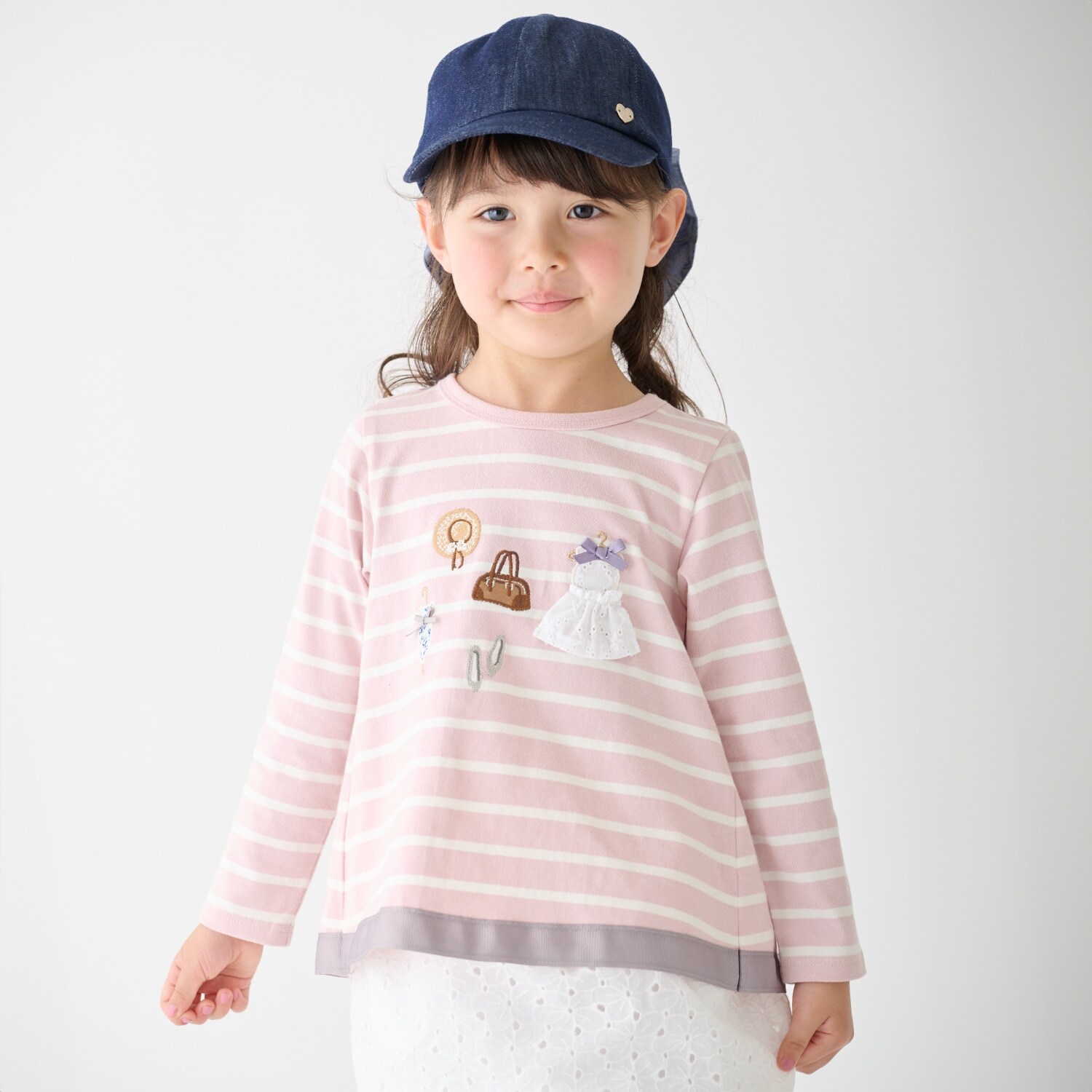 お洋服モチーフ長袖Tシャツ