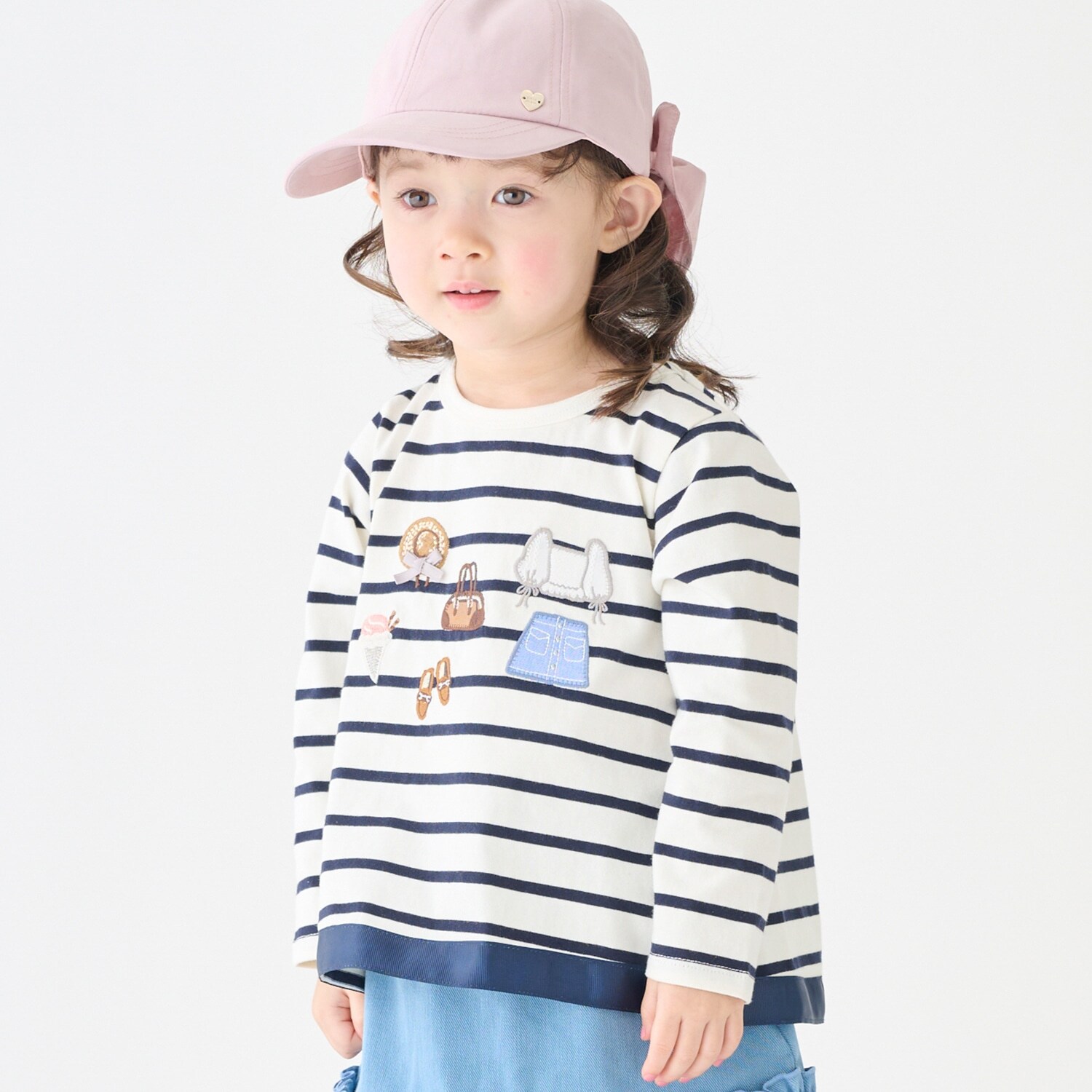 お洋服モチーフ長袖Tシャツ