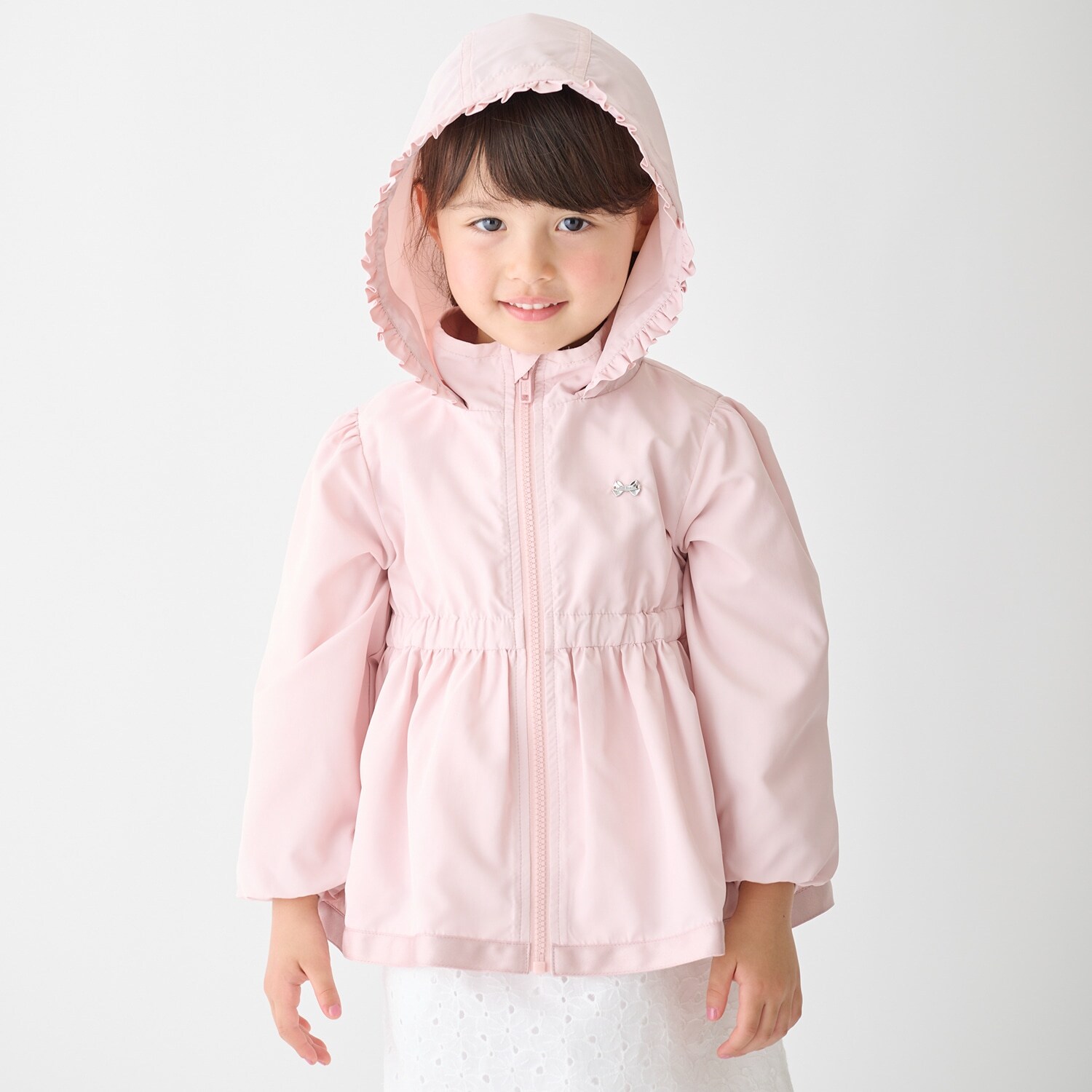 【撥水加工】ペプラムウィンブレ