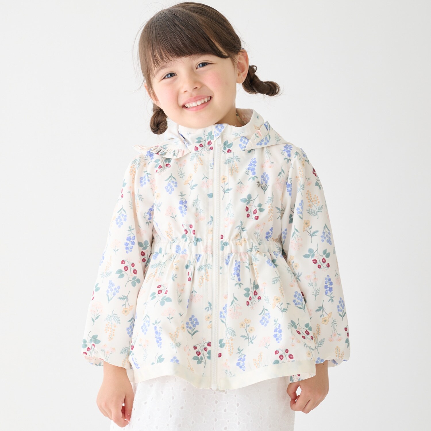 【撥水加工】ペプラムウィンブレ