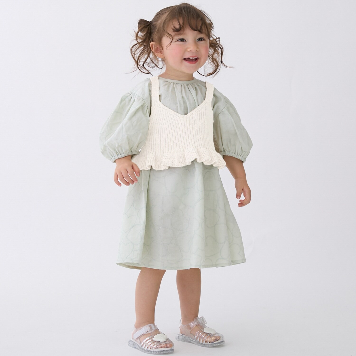 【リンク】レースワンピースビスチェセット