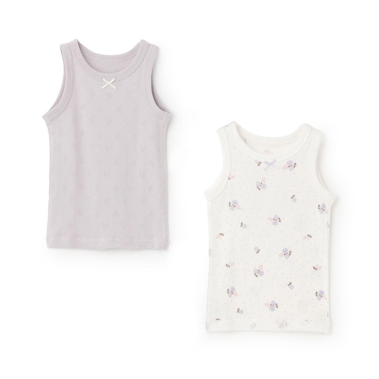 【弱酸性】女児タンク肌着2P